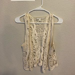 Lauren Conrad Lace Vest size small
